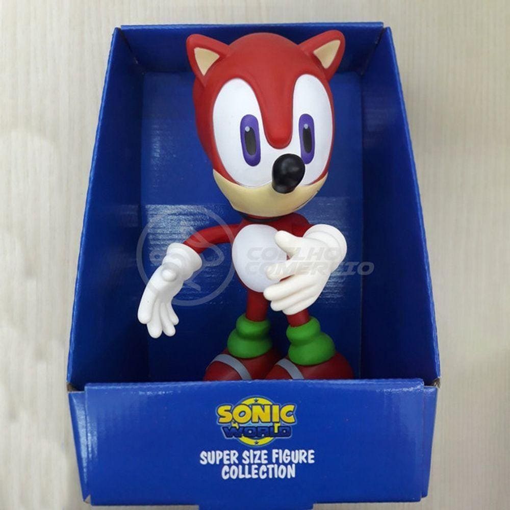 Boneco Action Figure Sonic Articulado Grande Super Size - 23cm - Sonic  World