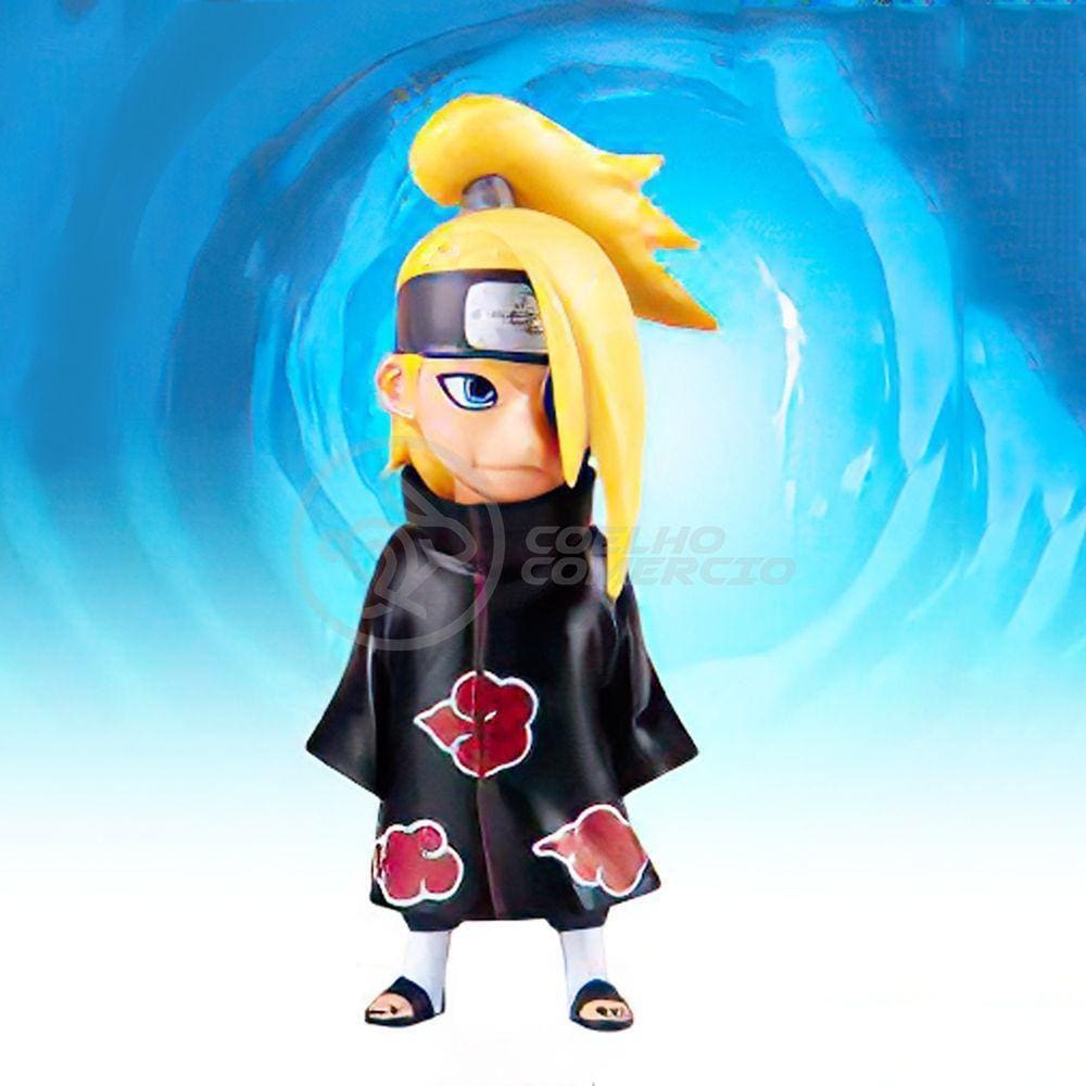 Boneco Action Figure Brinquedo Deidara Akatsuki Naruto
