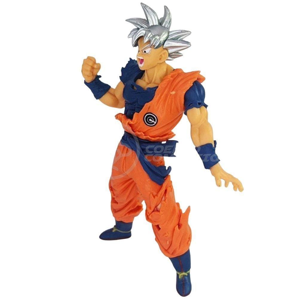 Boneco Action Figure Miniatura Goku Super Sayajin 2 Colecionáveis Dragon  Ball Z Super - 20cm