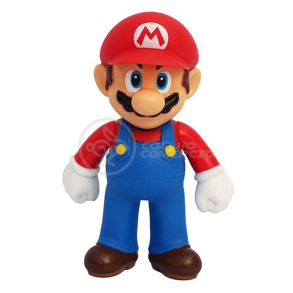 Boneco Mario Grande Super Size 23Cm - Super Mario
