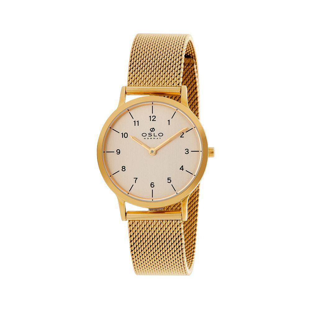 Relógio Oslo Feminino Slim OFGSSS9T0003 C2KX Dourado