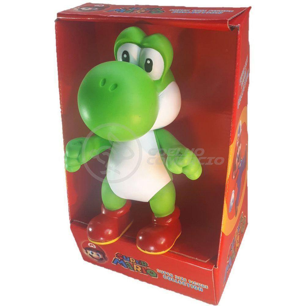 Boneco Action Figure Yoshi Grande Super Size 26Cm - Mario