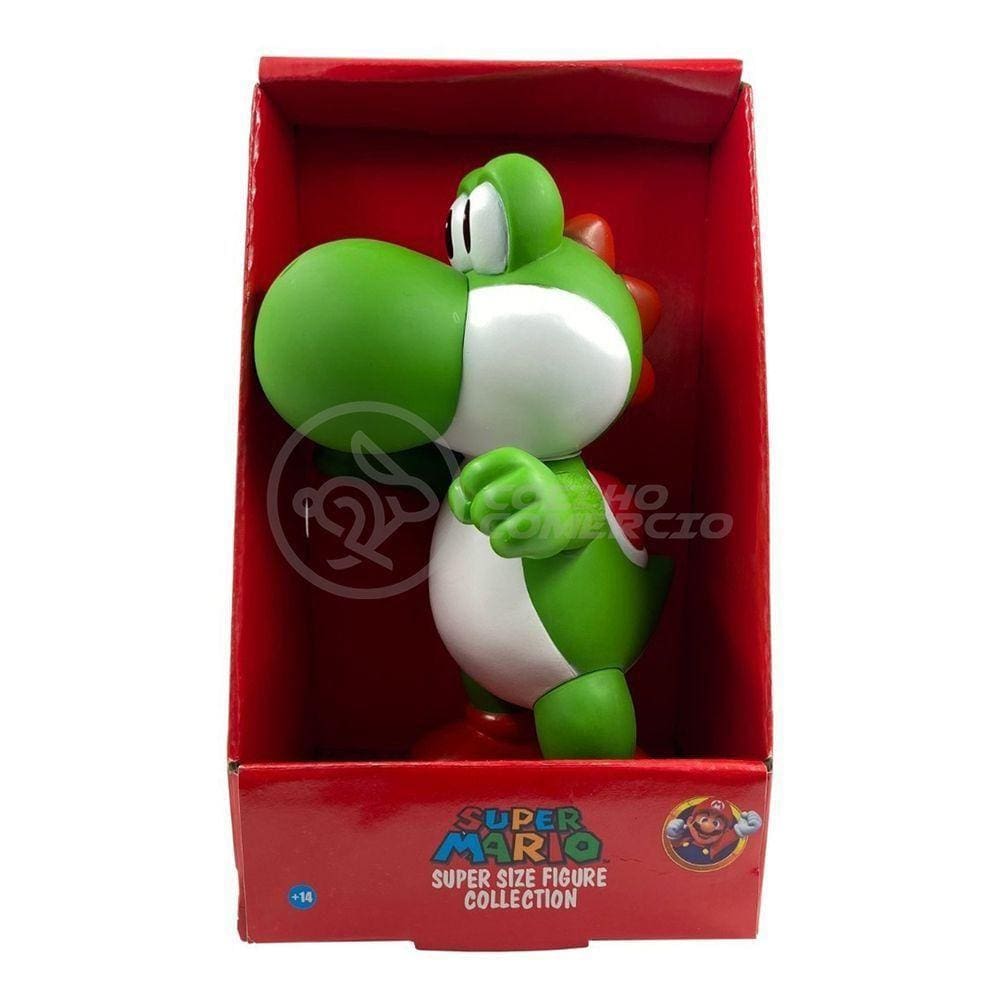 Boneco Action Figure Yoshi Grande Super Size 26Cm - Mario