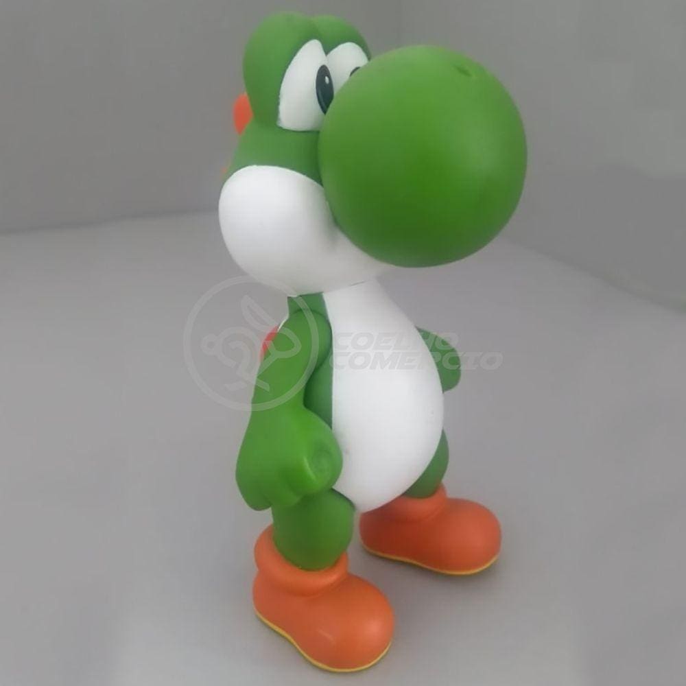 Boneco Action Figure Yoshi Grande Super Size 26Cm - Mario