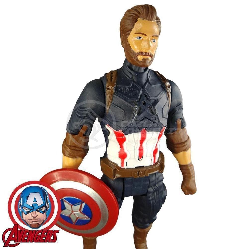 Boneco Action Figure Vingadores Capitão America 29Cm