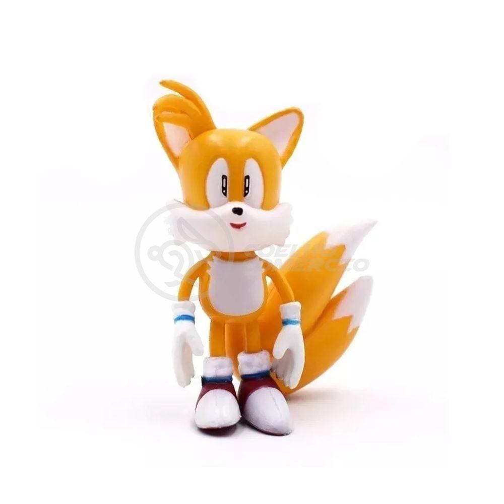 Coleção Boneco Action Figure Tails Amarelo | Extra