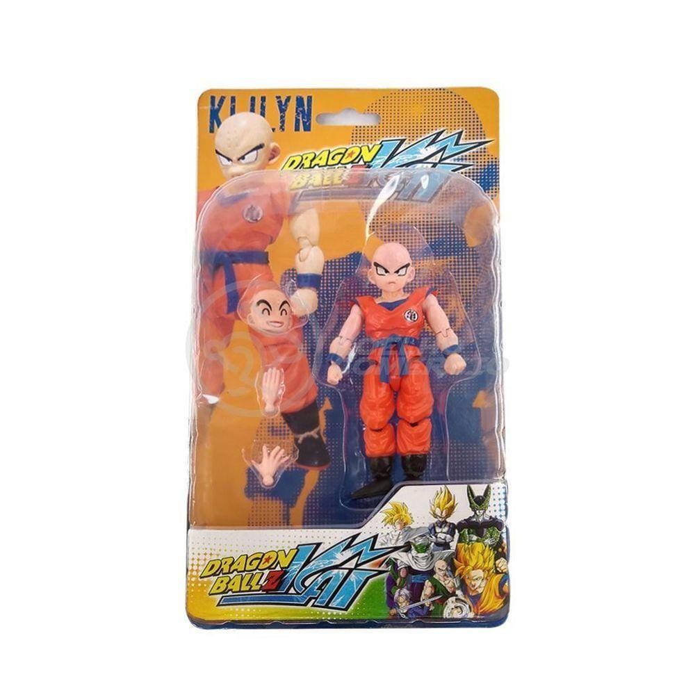 Boneco Brinquedo Removível 14Cm Kuririn Klilyn Dragon Ball Z