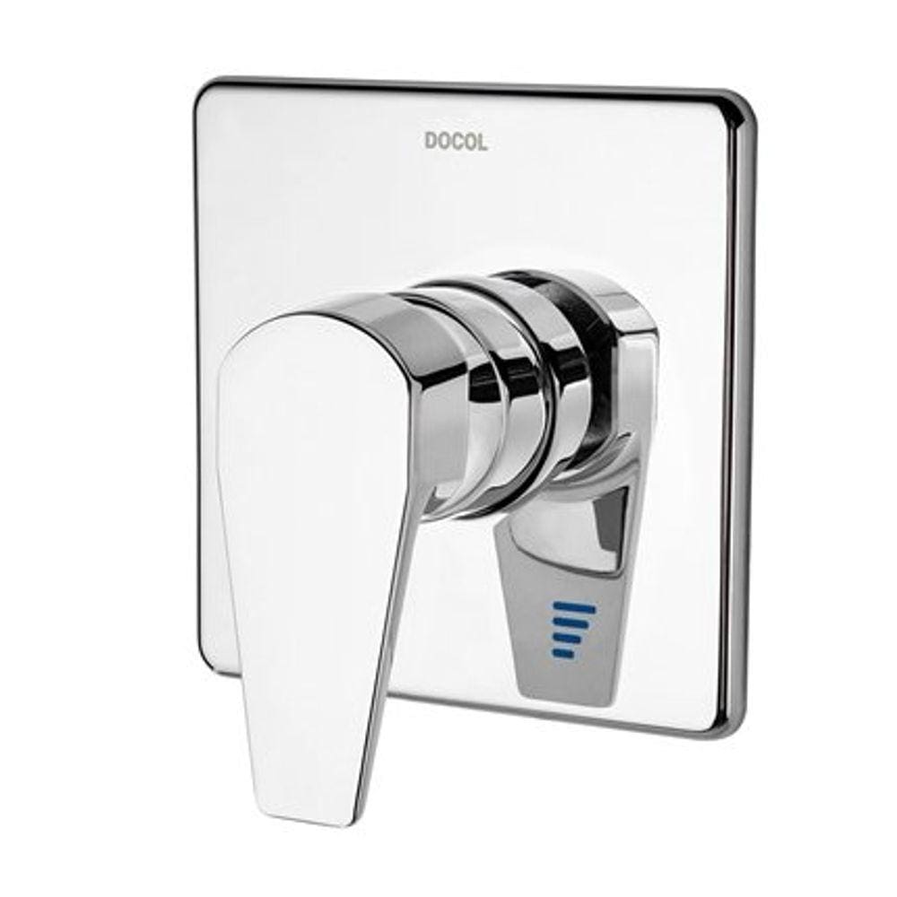 Acabamento Monocomando Para Chuveiro e Ducha Higiênica Alta Pressão 1/2\" Lift Cromado Docol