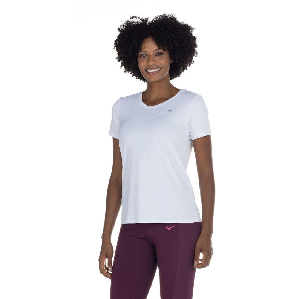 Camiseta Mizuno Manga Curta com Proteção UV FC - Feminina