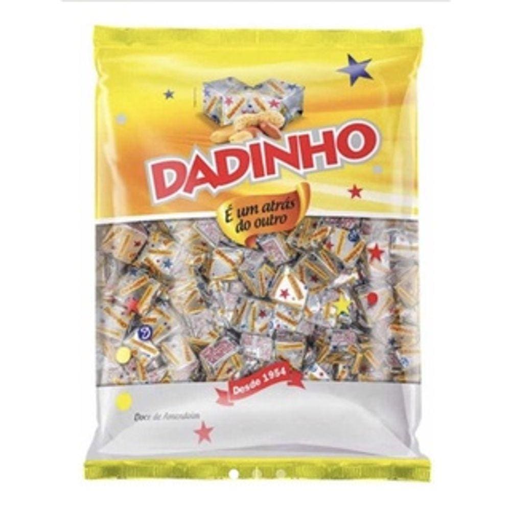 Bala Dadinho Amendoim Tradicional Pacote 600g