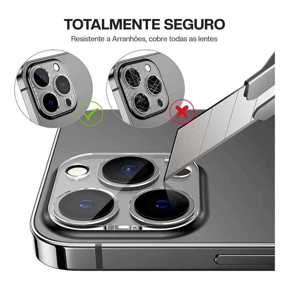 Película Nano da Lente Câmera Para I.phone 14 Pro Max Tela 6.7