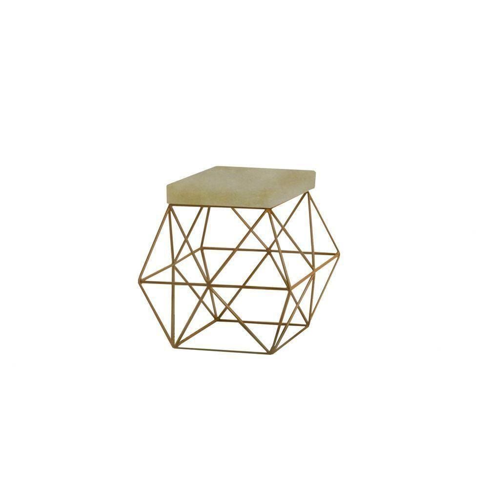 Puff Onix Dourado Veluplus 1331 - Fdecor