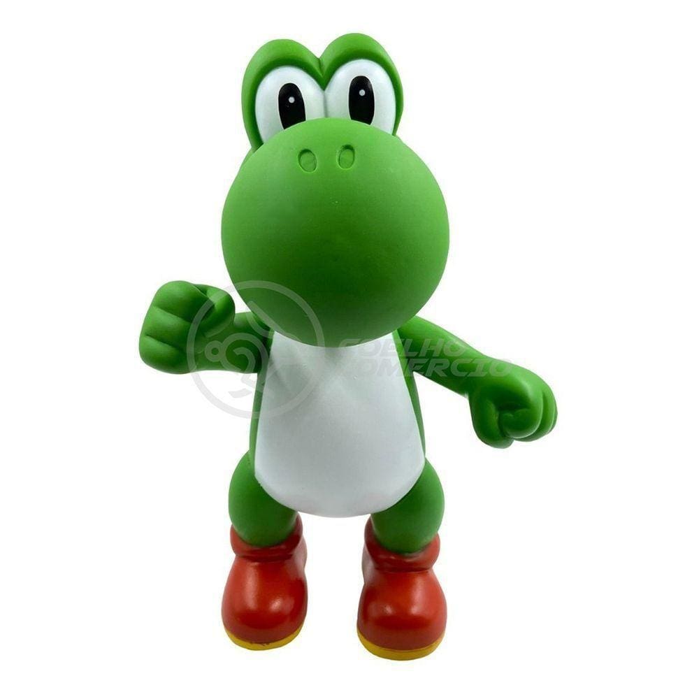 Boneco Action Figure Yoshi Grande Super Size 26Cm - Mario