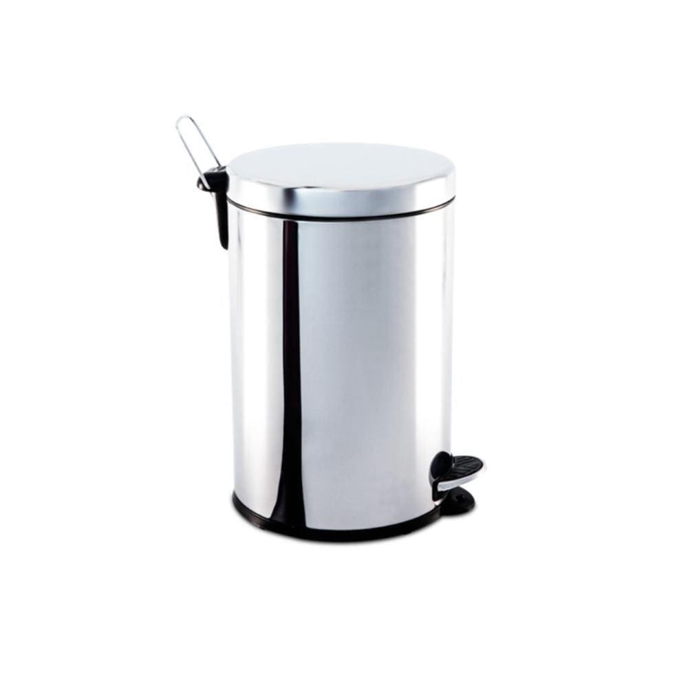 Cesto Lixo Lixeira C/ Pedal Inox Banheiro Escritório 20 Lts