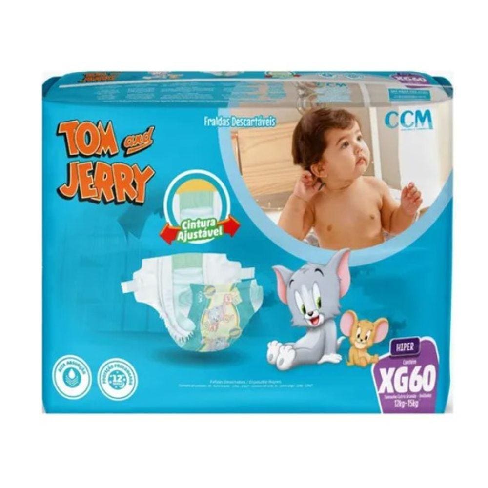 Fralda Inf Tom E Jerry Hiper Eg C/60