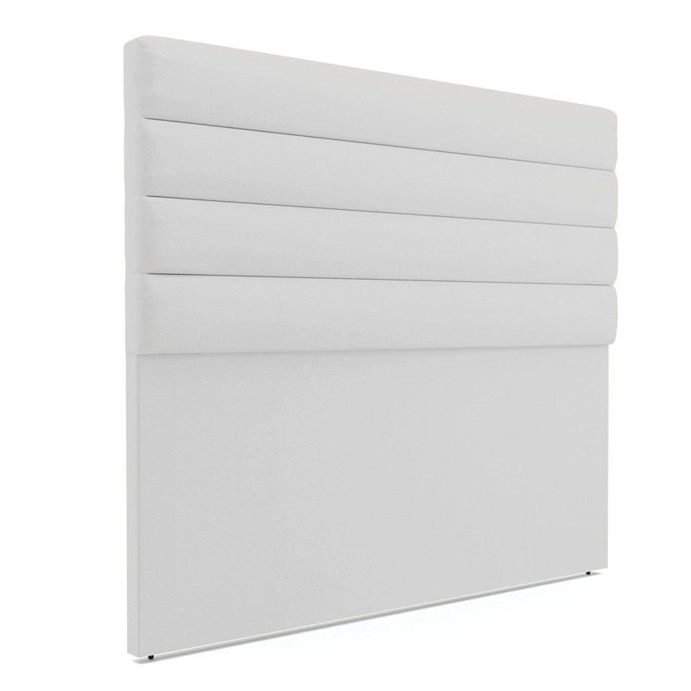 Cabeceira Para Cama Box Queen 160 Cm Linho A05 Cinza
