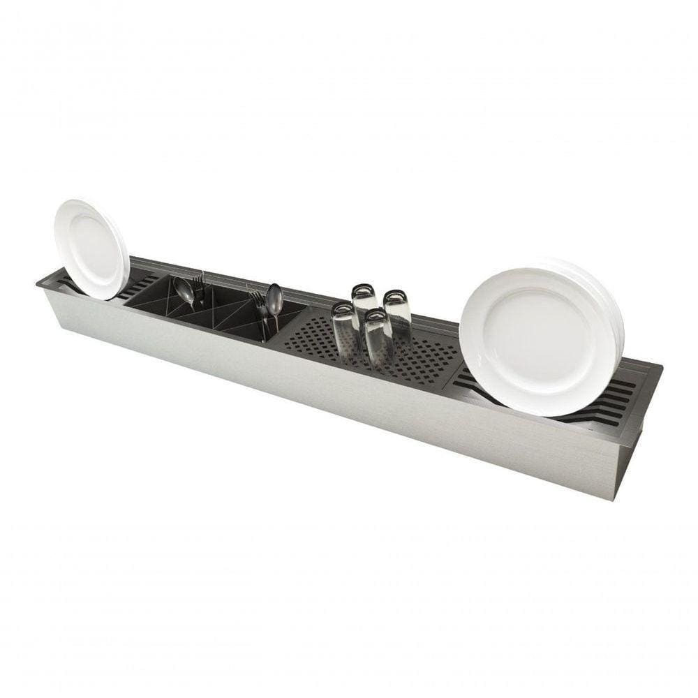 Calha Pia Em Inox De Embutir Gourmet Reforçado