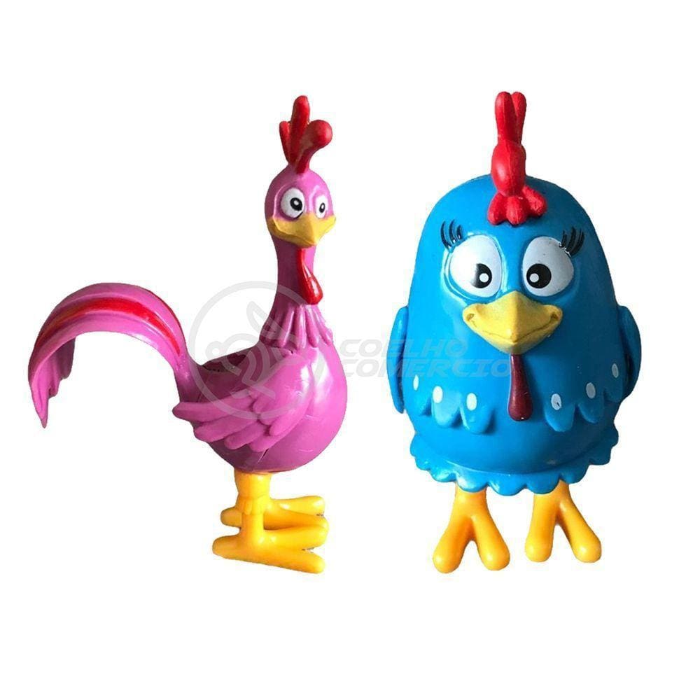 Kit 4 Bonecos Galinha Pintadinha E Sua Turma