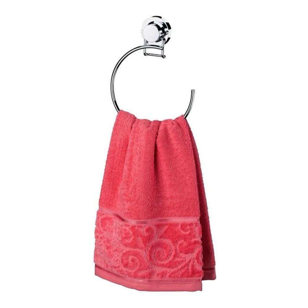 Toalheiro De Argola Suporte Toalha De Rosto Banheiro Ventosa