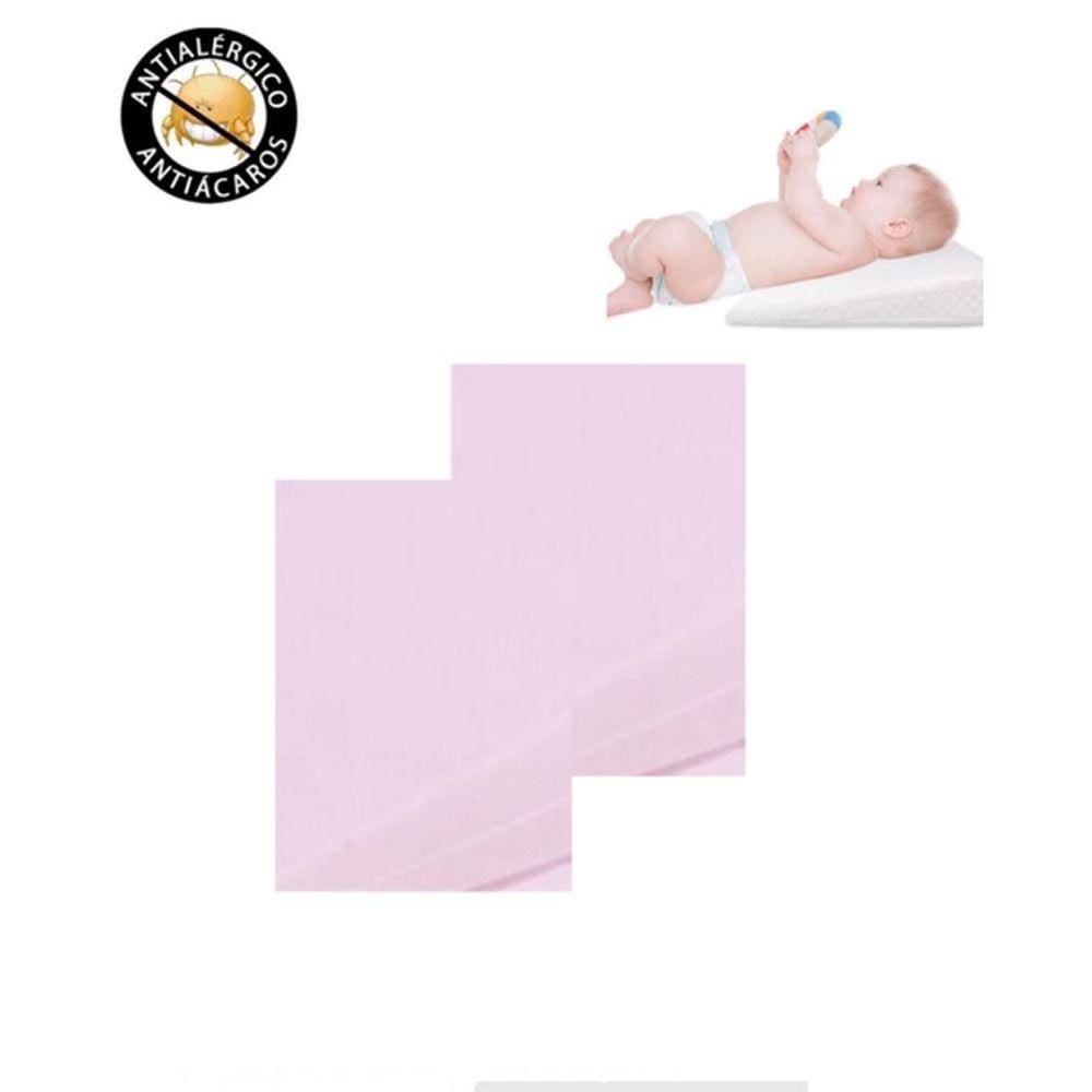 2 Capa para Travesseiro Anti Refluxo Lavável 30x30x8/2