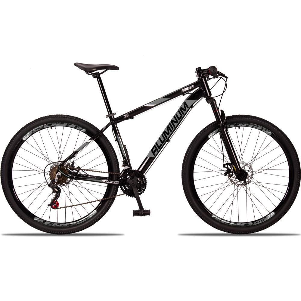 Bicicleta 29 Aluminum Raider 21 Marchas Freio a Disco com Suspensão