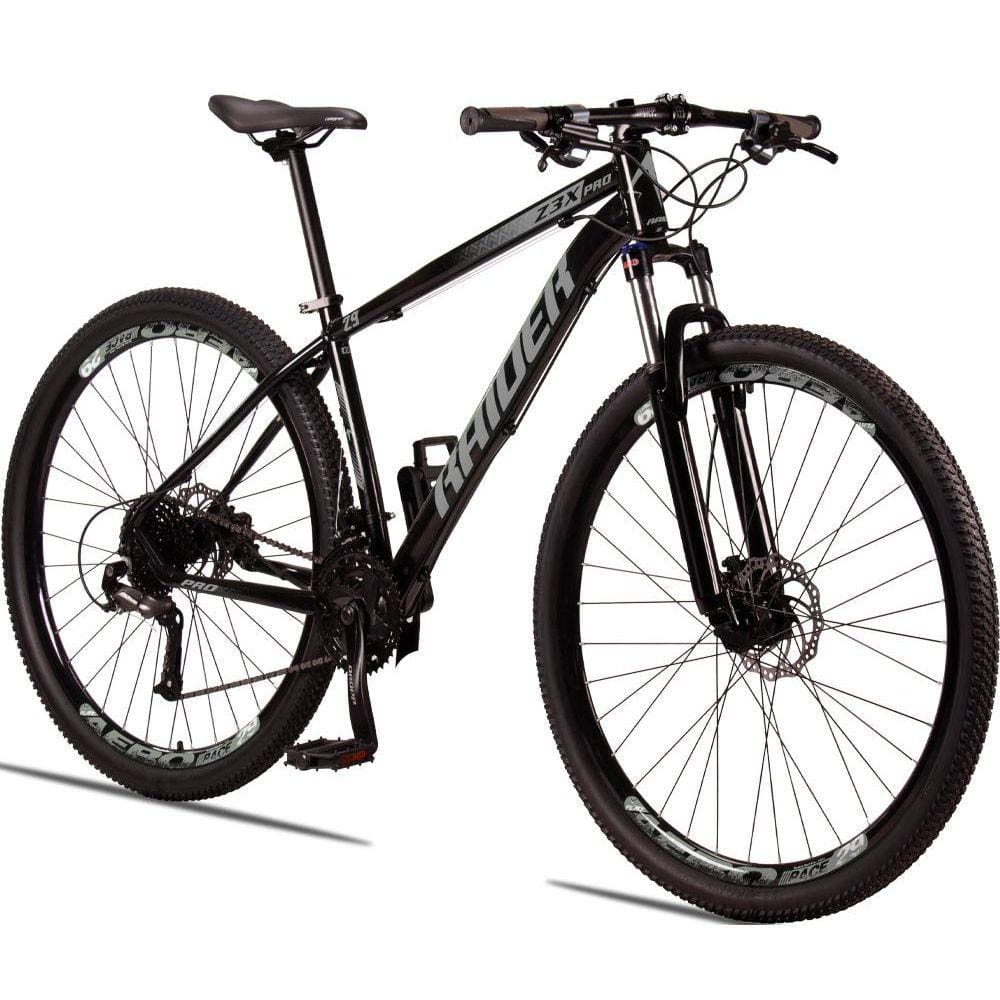 Bicicleta 29 Raider Z3X Pro 27V Câmbio Traseiro Shimano Altus ?Freio Hidráulico Suspensão com Trava