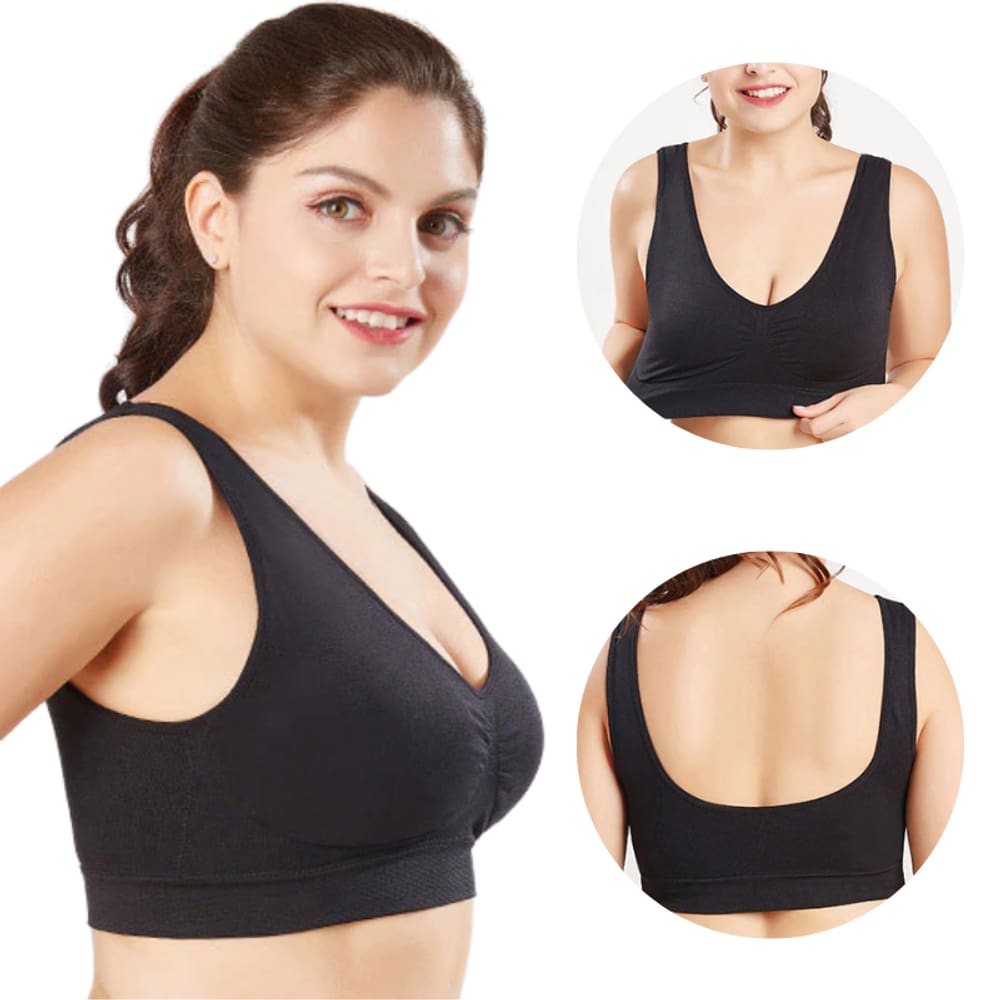 Soutien Confortável Sem Costura E Sem Arames C70