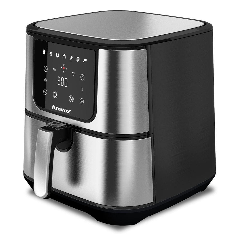 Fritadeira Elétrica Amvox Air Fryer ARF 1255 Inox 7L