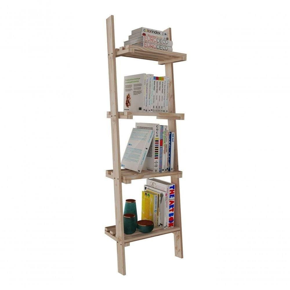 Armário P/ Cozinha Modelo Escada 4 Prateleiras Pinus