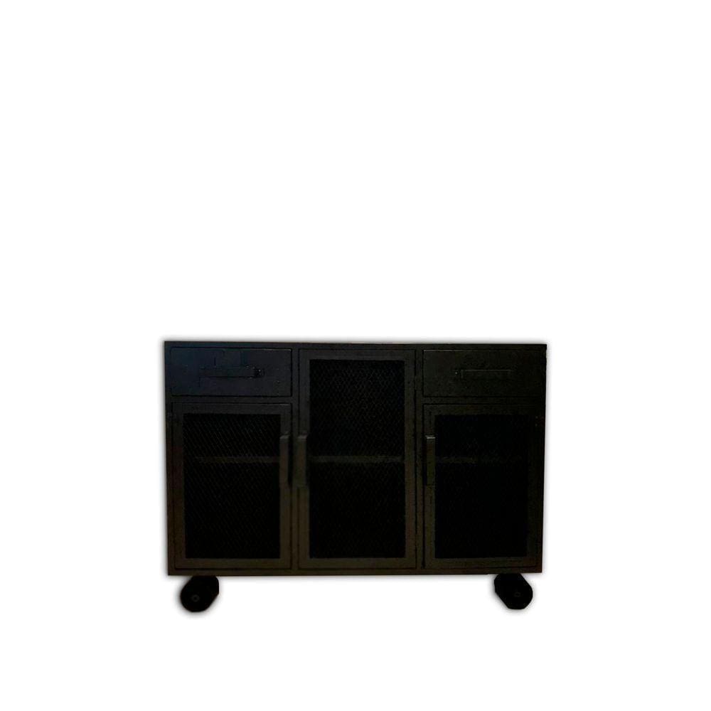 Buffet Aparador Bronx Estilo Industrial Em Ferro 190cm