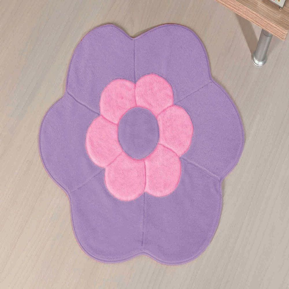 Tapete Big Margarida Dupla 1,12M X 1,12M Lilás