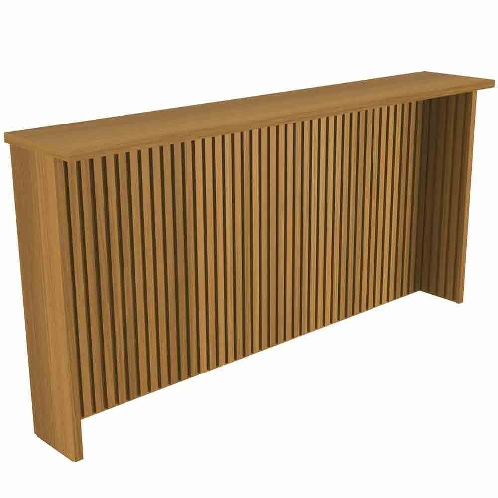 Painel De Ilha Nesher 200cm Em Mdf Freijó