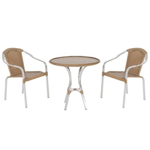 Jogo de cadeiras 2 unidade e mesa, Tóquio em aluminio e fibra sintetica, piscina Menor preço em Jogo de cadeiras 2 unidade e mesa, Tóquio em aluminio e fibra sintetica, piscina