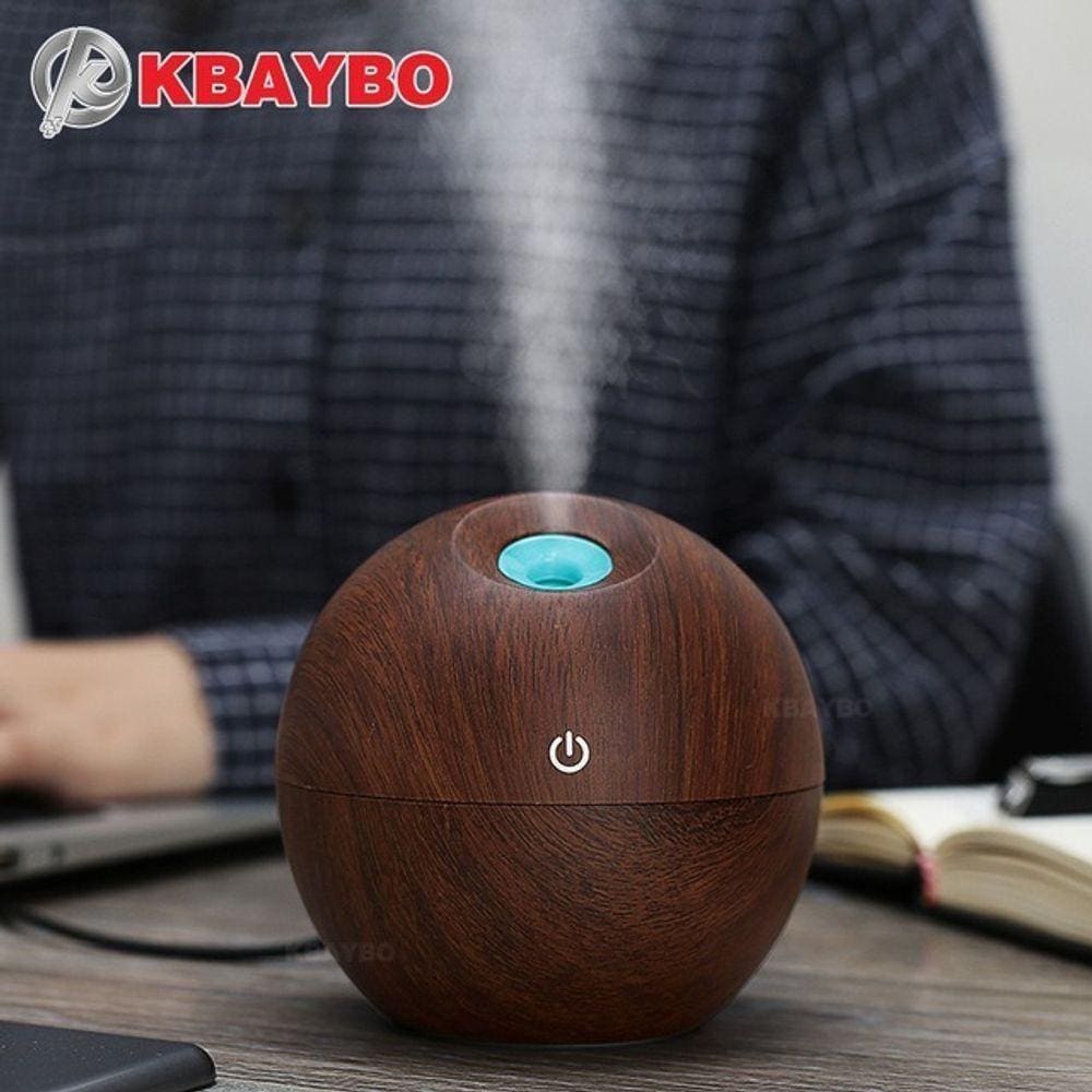 Mini Umidificador De Ar Aromatizador Lampada Luminaria Usb