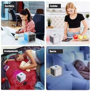 Ar Condicionado Portátil Air Cooler Umidificador Climatizador