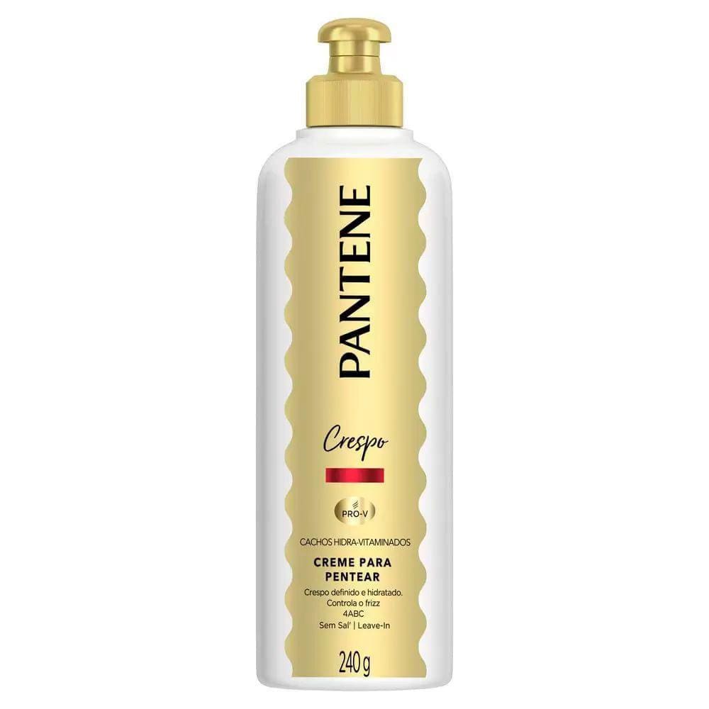Creme Para Pentear Pantene Cachos Hidra-Vitaminados Crespo 240g