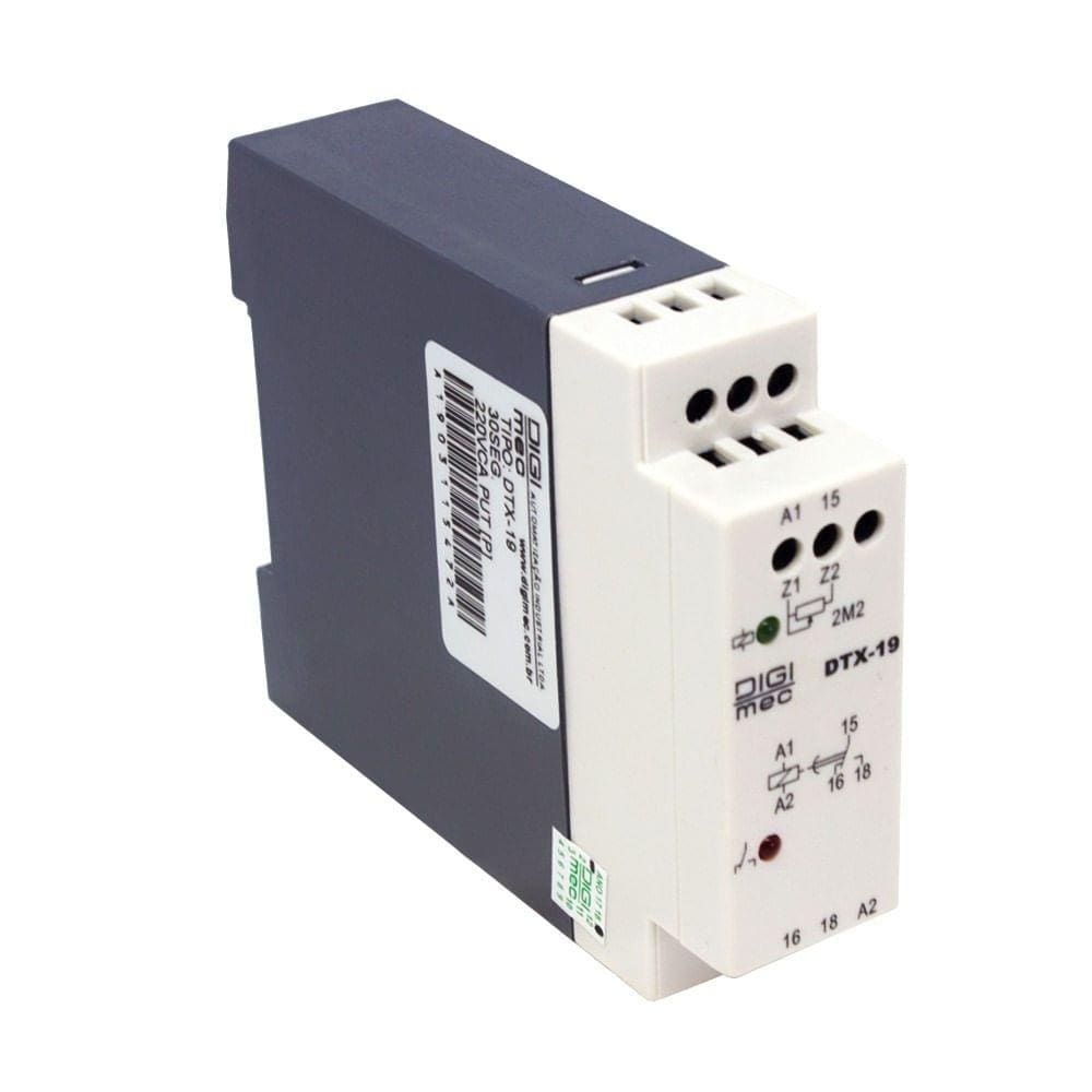 Relé de Tempo DTX-19 30 Segundos 220V Digimec