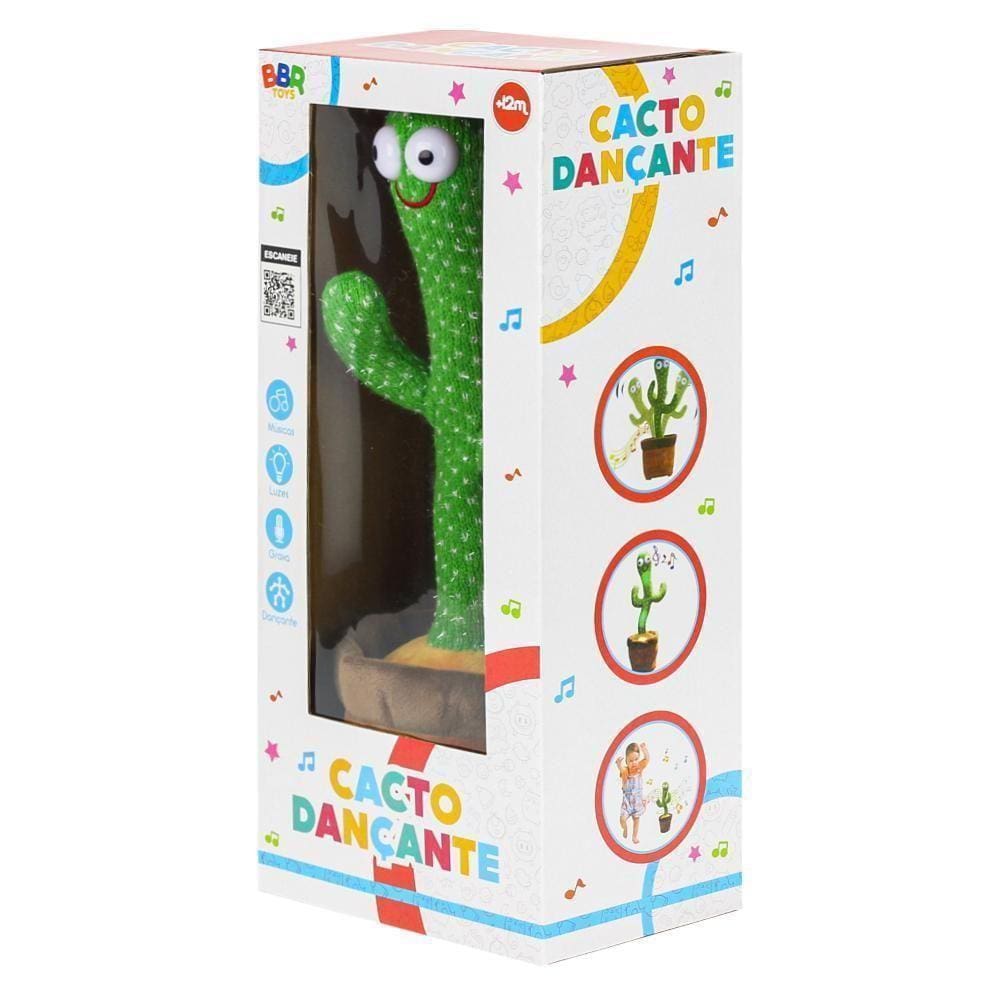 Cacto Dançante Toca Música, Repete Sua Fala E Dança Com Luz