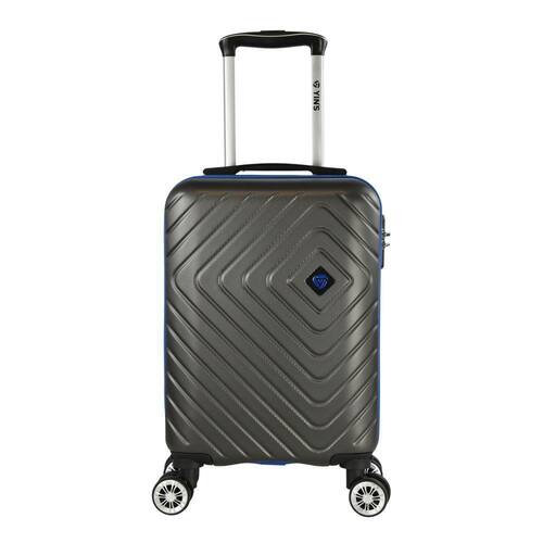 Mala de Bordo Pequena para Viagem Abs Yins 21167 Cadeado Integrado Rodas Duplas Giro 360 Azul Tam Pp Menor preço em Mala de Bordo Pequena para Viagem Abs Yins 21167 Cadeado Integrado Rodas Duplas Giro 360 Azul Tam Pp