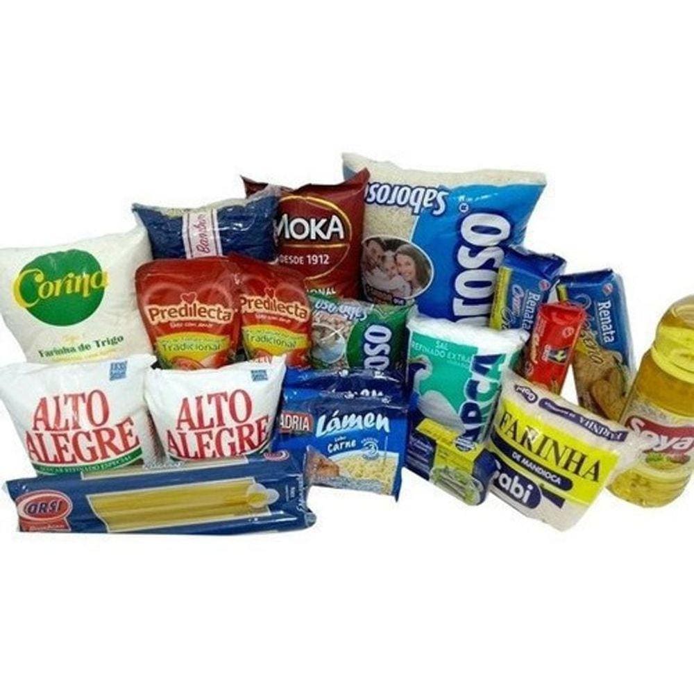Cesta Básica De Alimentos  18 Itens