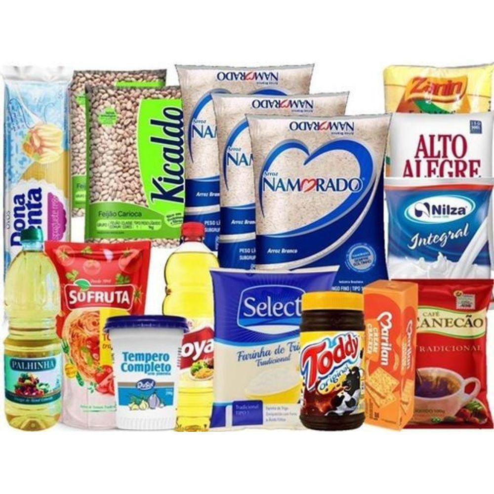 Cesta Básica De Alimentos Nobre Premium Cesta De Qualidade