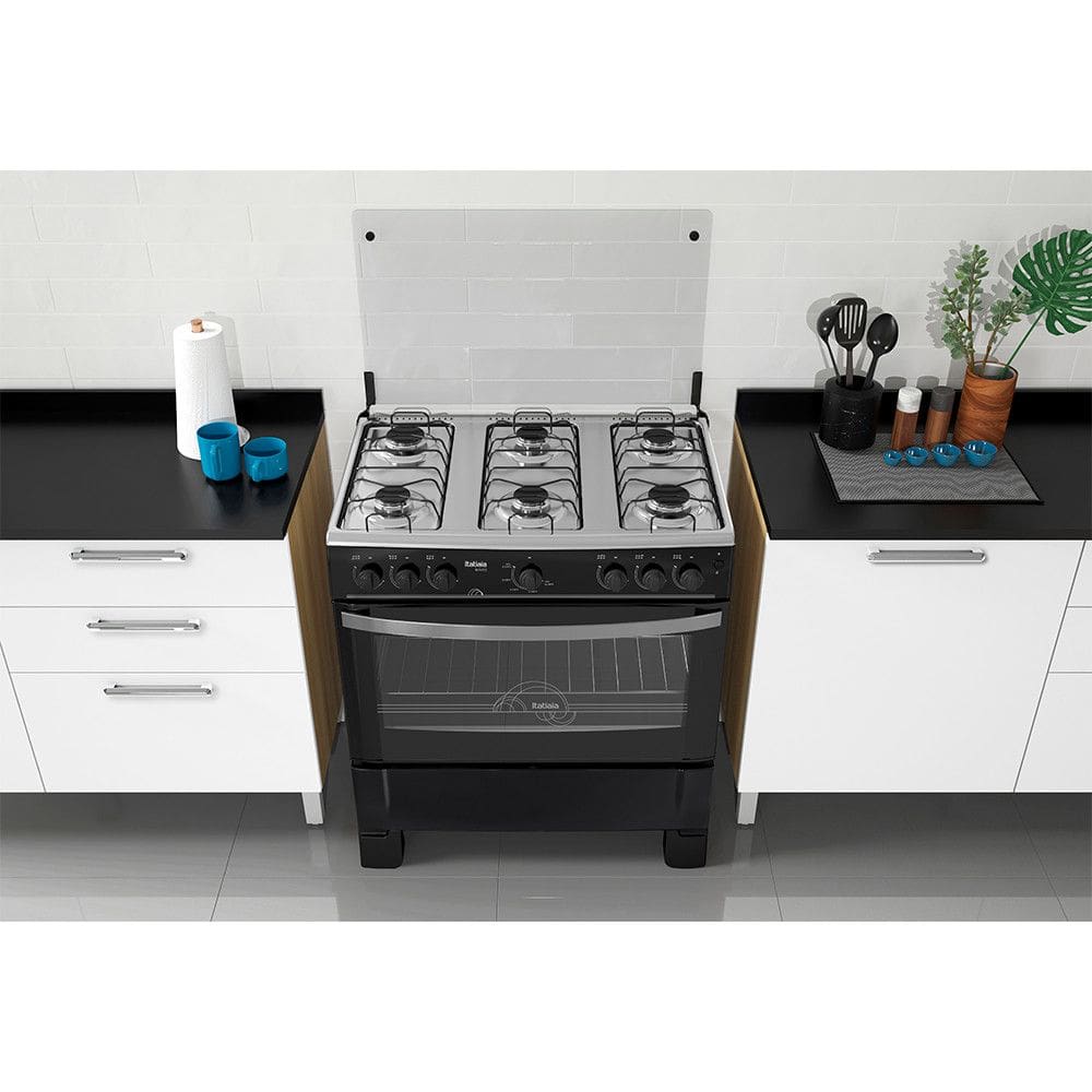 Fogão 6 Bocas Itatiaia Waves Inox – Bivolt
