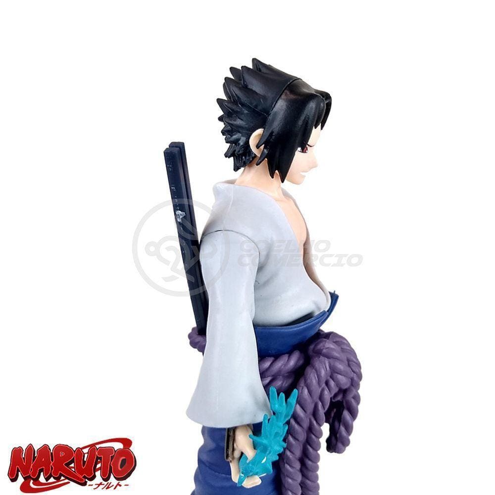 Brinquedo Action Figure Sasuke Uchiha Shippuden 18Cm Colecionável Universo Ninja Ultimate