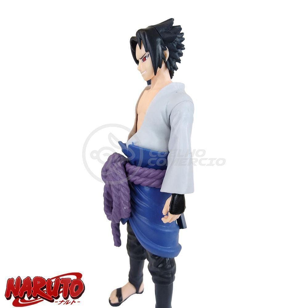 Brinquedo Action Figure Sasuke Uchiha Shippuden 18Cm Colecionável Universo Ninja Ultimate