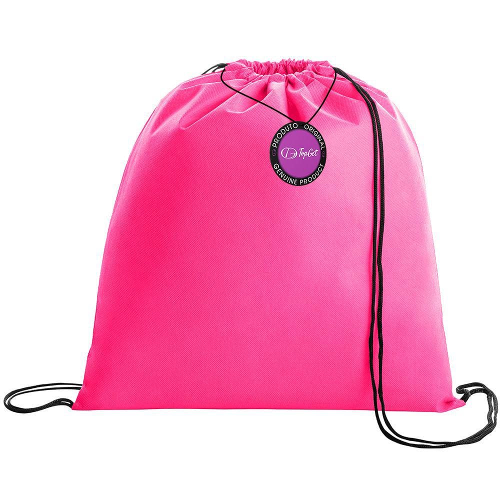 Mochila tipo Saco Gym Sack em TNT Premium 37x41cm Cute TopGet