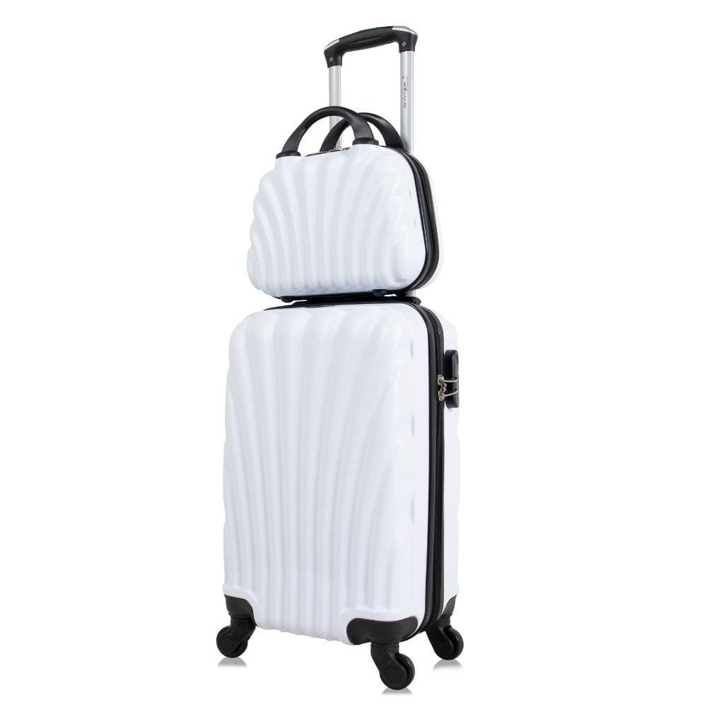Kit Mala de bordo branca com Frasqueira Dizy Swiss Move