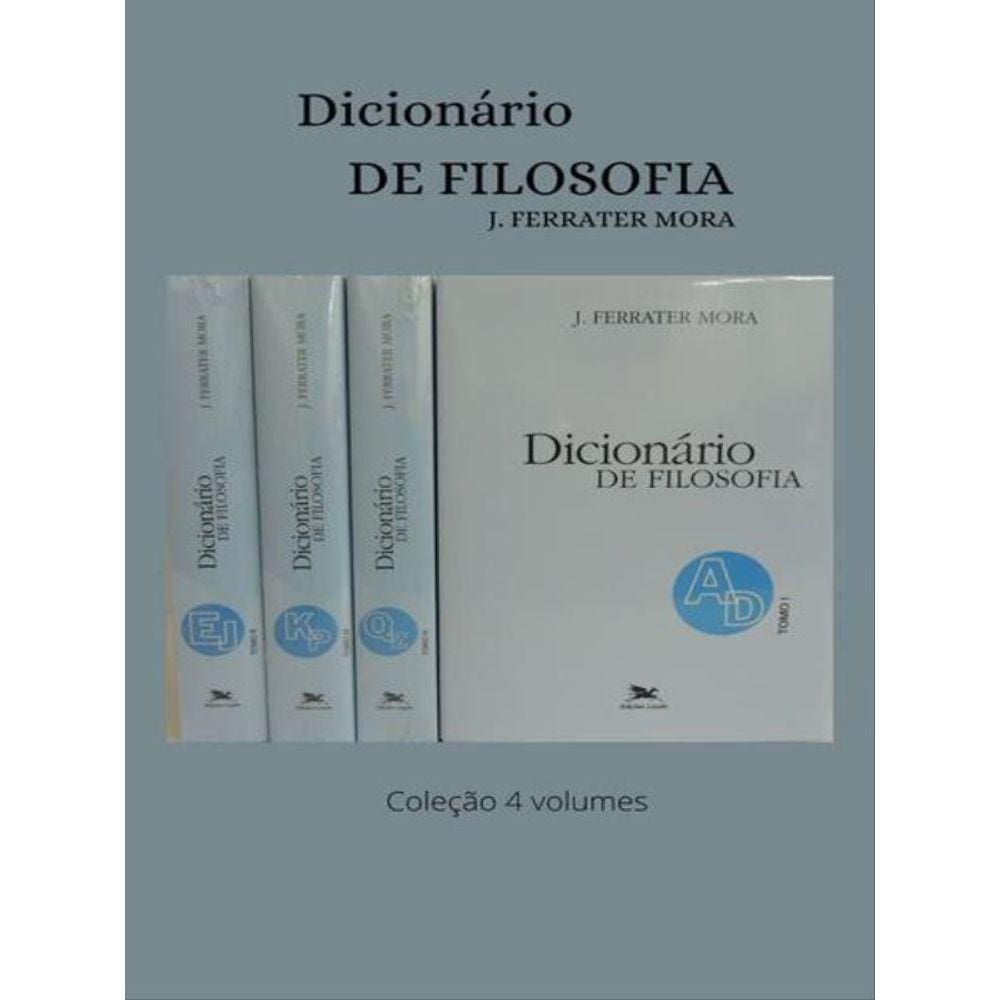 Dicionário De Filosofia – Coleção 4 Volumes