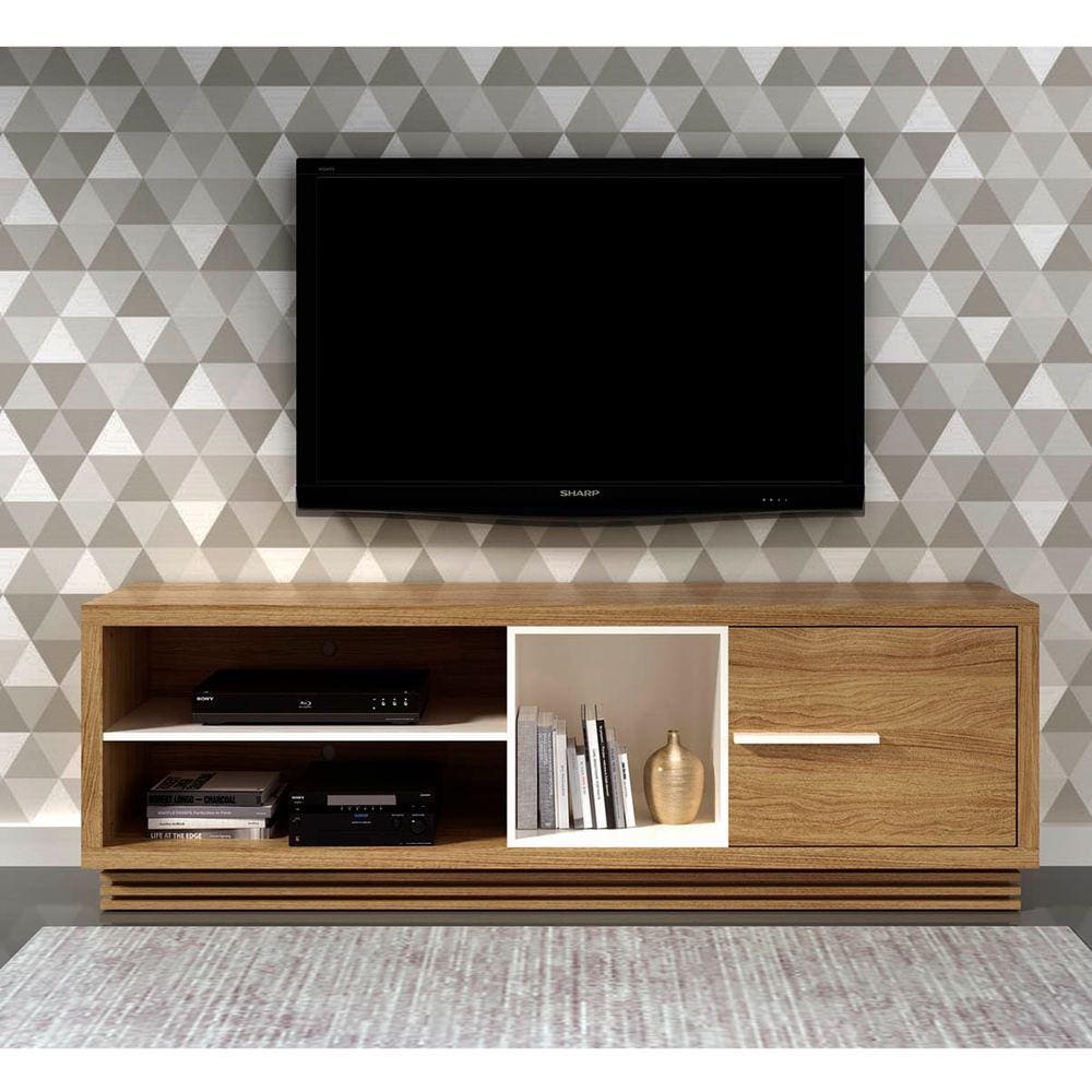 Rack Para Tv Até 42 Pol RA2002 Com 1 Porta Tecno Mobili