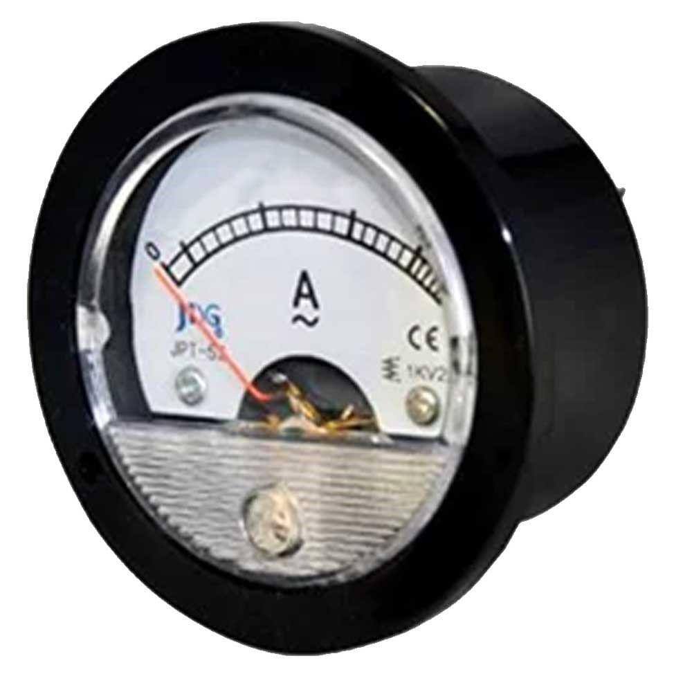 Amperímetro Analógico De Medição Direta 30A 65,4mm Redondo 15686 JPT52 JNG