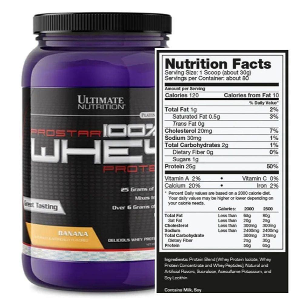 Whey prostar 907gr banana
